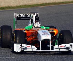 пазл Force India VJM04 - 2011 -